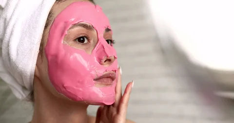 DIY Rose Petal Face Pack with Rose Powder and Honey for Glowing Skin