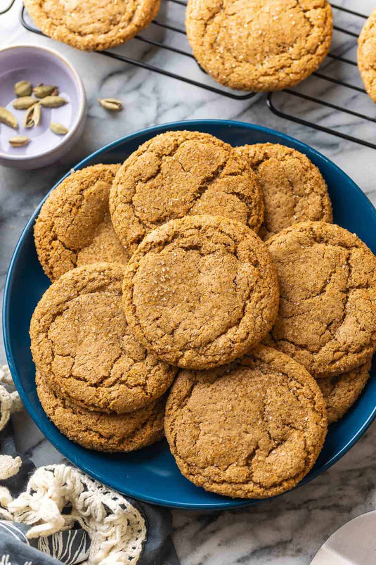 Spiced Ginger Powder Cookies – A Warm & Healthy Snack