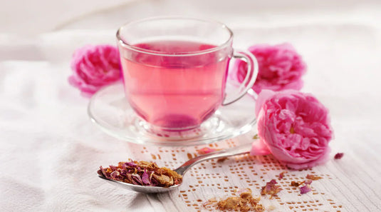 DIY Rose Petal Powder Tea for Better Digestion & Glowing Skin