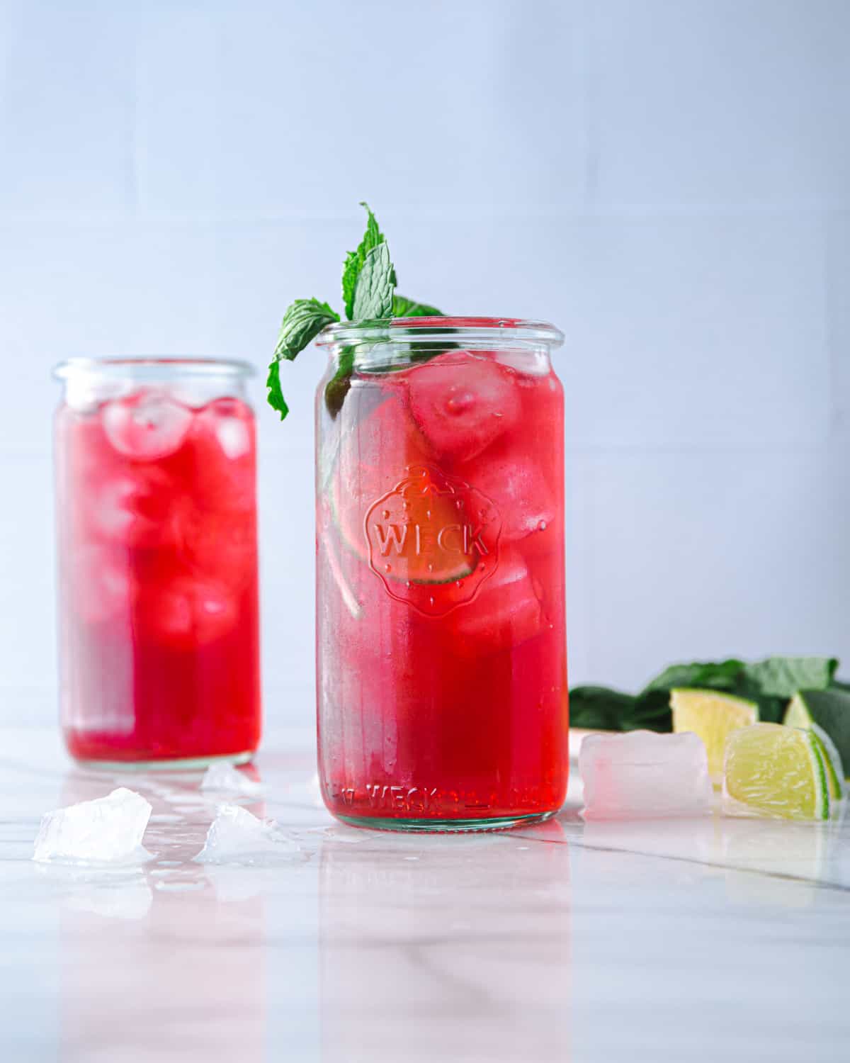 5 Easy Steps to Make Hibiscus Iced Tea &amp; Lemonade with Hibiscus Powder