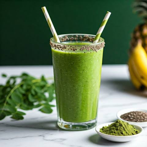 Easy Moringa Leaf Powder Smoothie Recipe for a Healthy Morning Boost