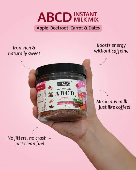 Start Your Mornings Right: Energy-Boosting Milk Mix with ABCD Nutri Scoop