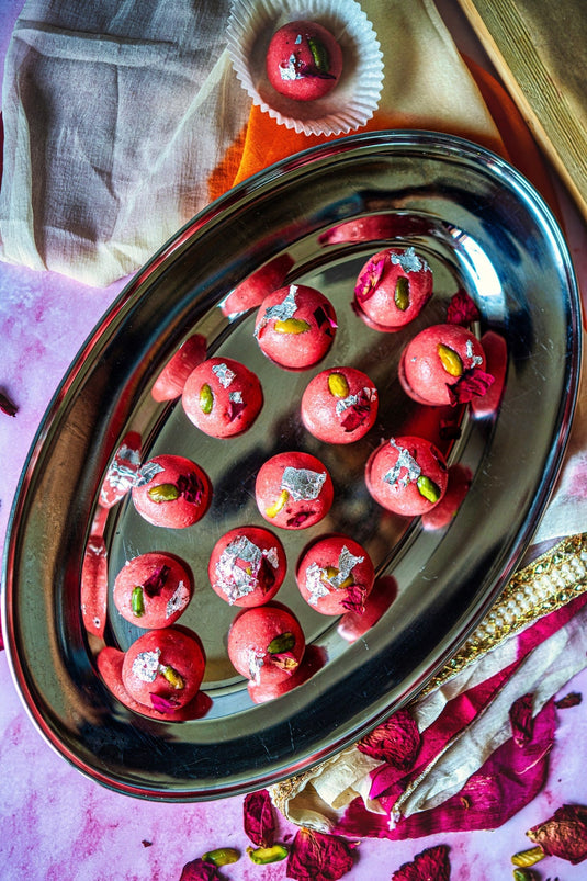 Rose Petal Powder Infused Ladoo Recipe for Festive Occasions