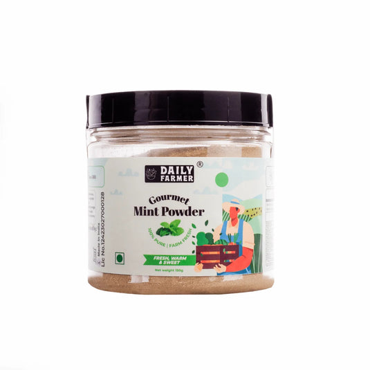 mint powder front