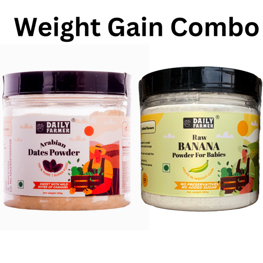 dates powder and raw banana powder