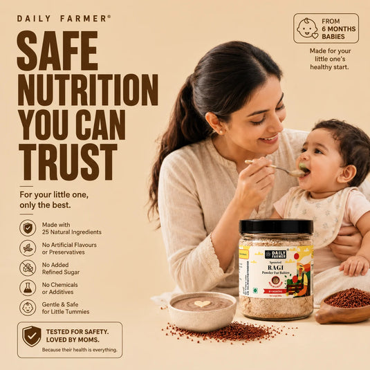 Sprouted Ragi Powder for Babies – Best First Solid Food with high Calcium
