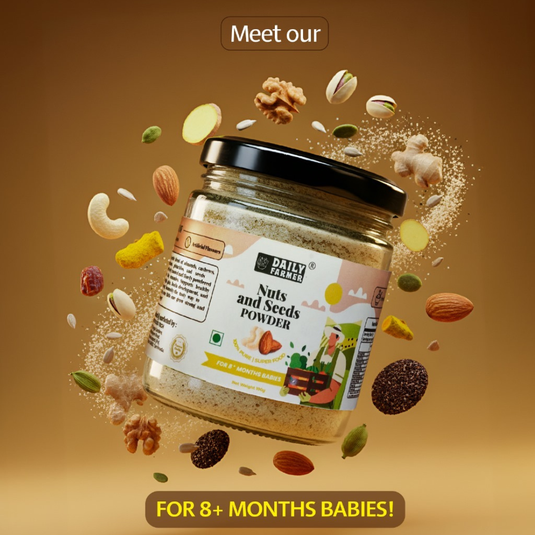 Nuts & Seeds Powder for Babies (8+ Months) – 12 Super Ingredients for Growing Champions 100g
