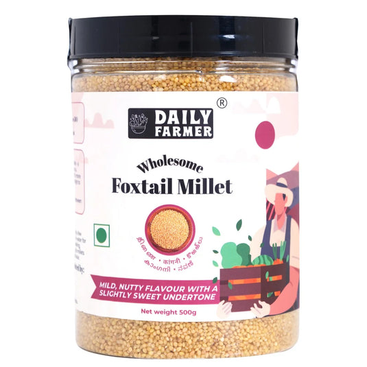 Wholesome Millets Combo 2.5kg (Pack of 5) Little 500g, Kodo 500g, Foxtail 500g, Finger 500g and Pearl 500g