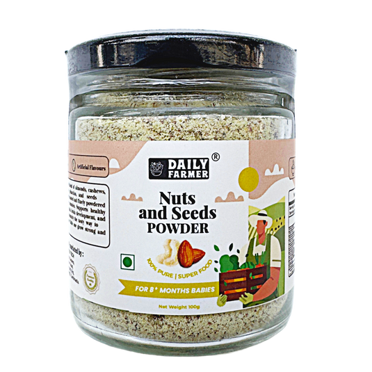 Nuts & Seeds Powder for Babies (8+ Months) – 12 Super Ingredients for Growing Champions 100g