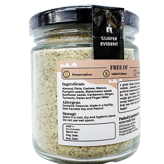 Nuts & Seeds Powder for Babies (8+ Months) – 12 Super Ingredients for Growing Champions 100g