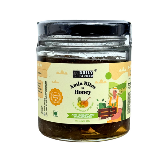 Amla Bites in Honey – Ayurvedic Superfood with Vitamin C & Antioxidants