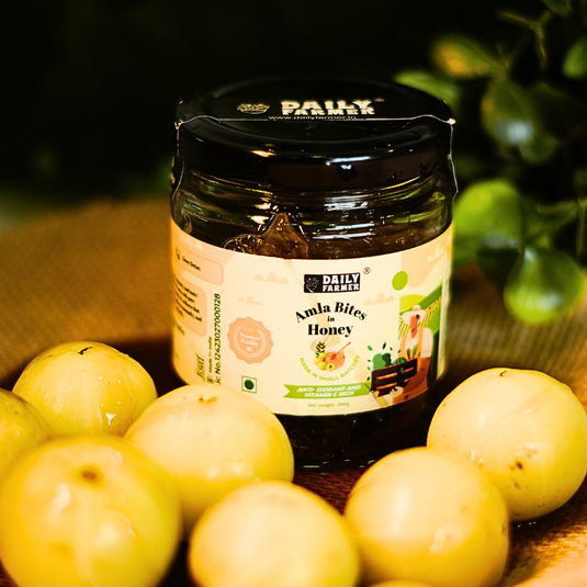 Amla Bites in Honey – Ayurvedic Superfood with Vitamin C & Antioxidants