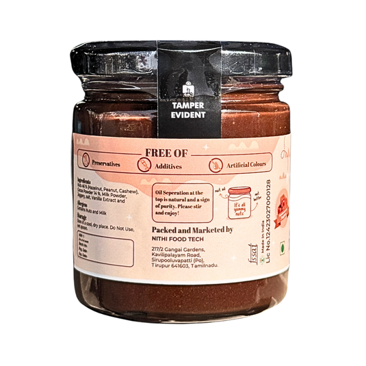 Choco Nutty Spread For Kids 200g- Sweetened with Jaggery