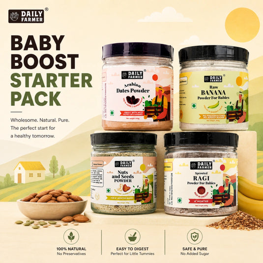 Baby Boost Starter Pack All in one – The Perfect First Nutrition Bundle for Growing Babies