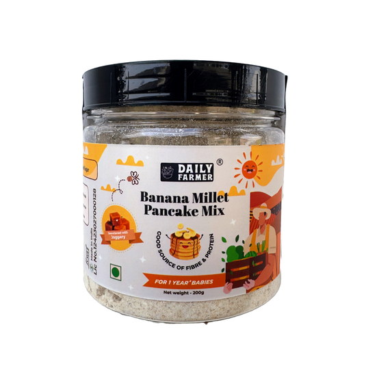 Banana Millet Pancake Mix for Babies (1+ Years) | Instant Healthy Breakfast