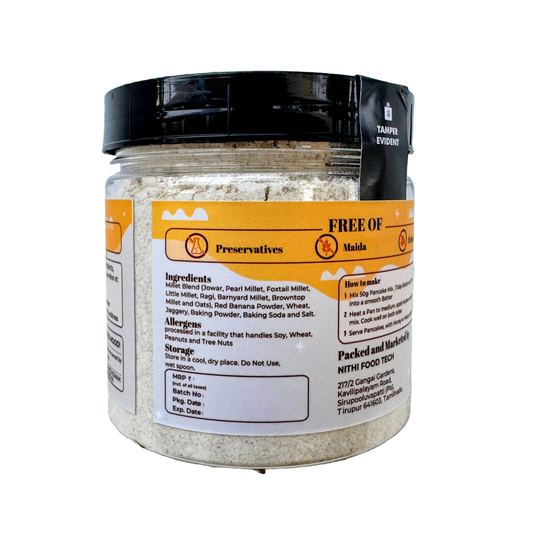 Millet Pancake Mix Combo – Chocolate & Banana 200g | Healthy Breakfast for Kids & Family