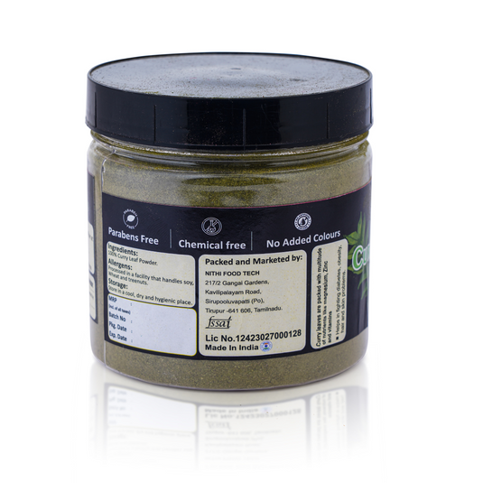 Curry Leaves powder side