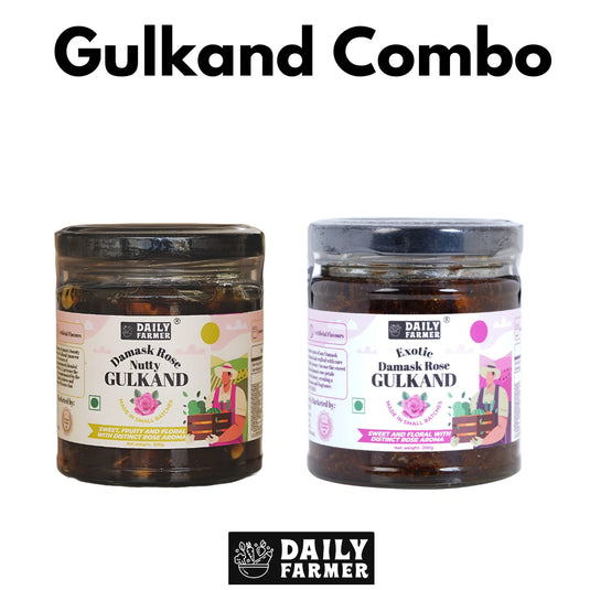 Digestive Combo-Exotic Damask Rose Gulkand and Nutty Gulkand