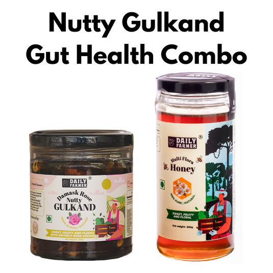 dry fruits gulkand and multiflora honey