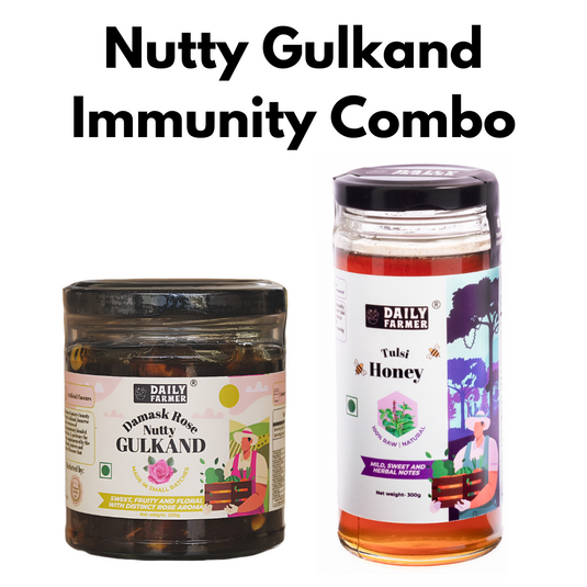 dry fruits gulkand and tulsi honey