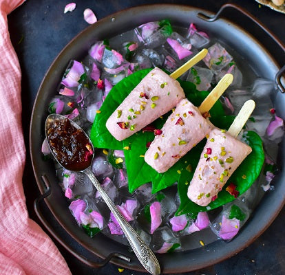 Rose Gulkand Ice Cream