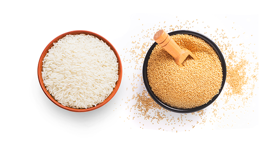 barnyard millet vs rice