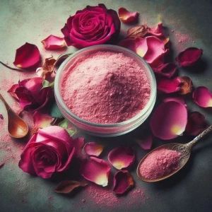 How Rose Petal Powder Supports Natural Collagen Production and Skin Repair?