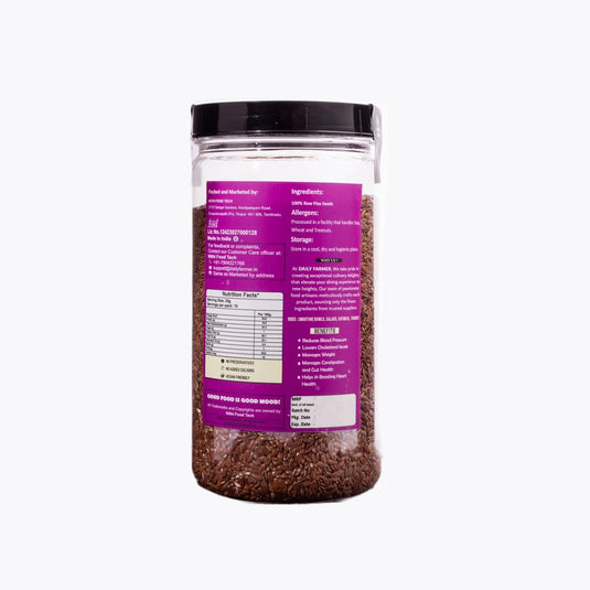 flax seeds 500g back