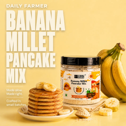 Banana Millet Pancake Mix for Babies (1+ Years) 200g | Instant Healthy Breakfast