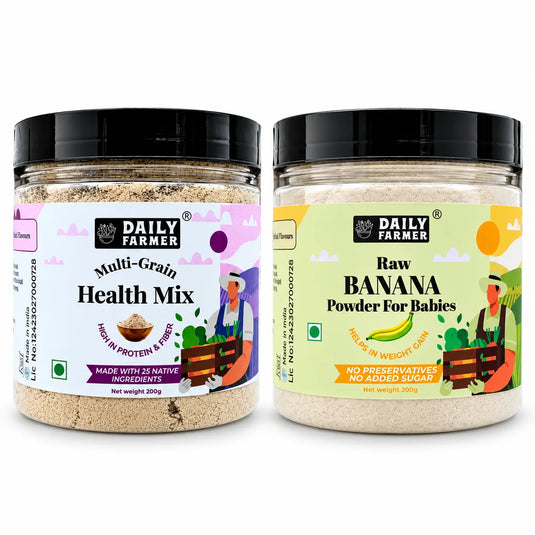 Multigrain Health Mix + Banana Powder 200g each