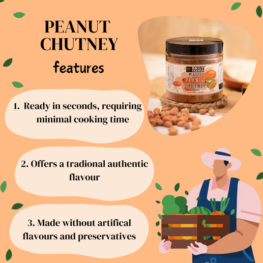 Magic Peanut Chutney- Ready in 3 seconds