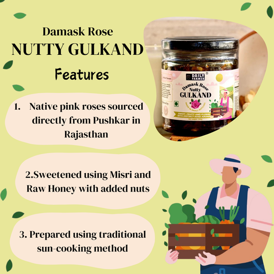 Damask Rose Nutty Gulkand