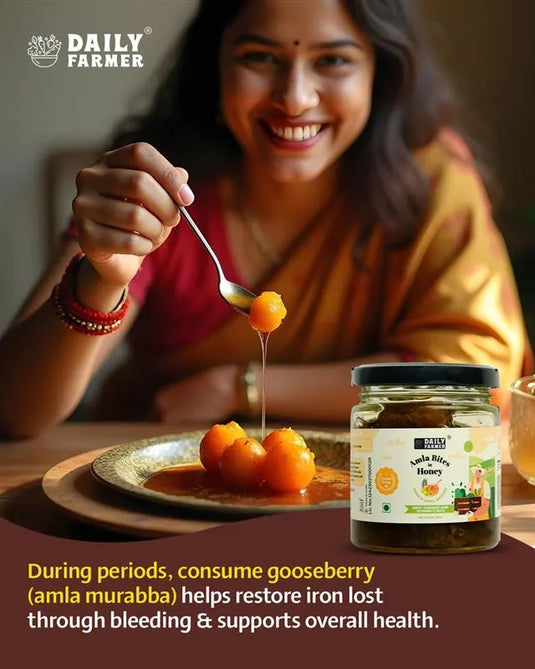 Amla Bites in Honey – Ayurvedic Superfood with Vitamin C & Antioxidants