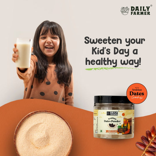 Dates Powder 200g + Nuts & Seeds Powder 100g Combo for Babies (8+ Months)