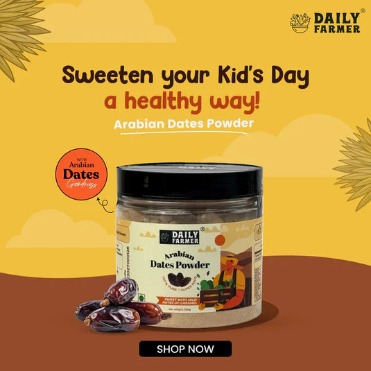 Daily Farmer Baby Combo – Dates Powder, Sprouted Ragi Powder & Banana Powder (200g each)