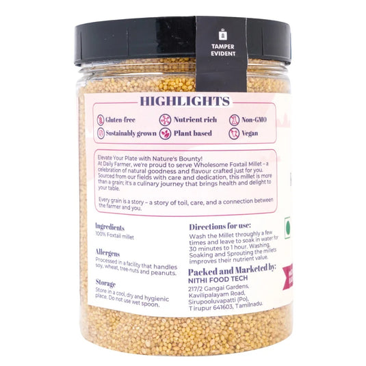 foxtail millet side