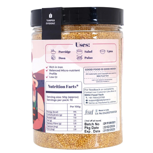 foxtail millet back