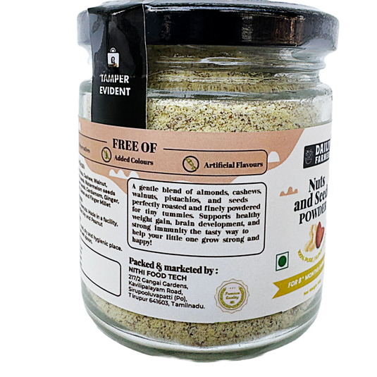 Nuts & Seeds Powder for Babies (8+ Months) – 12 Super Ingredients for Growing Champions 100g
