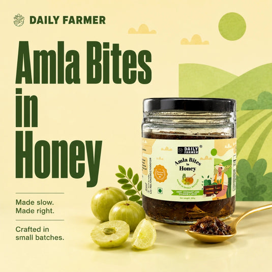 Amla Bites in Honey – Ayurvedic Superfood with Vitamin C & Antioxidants