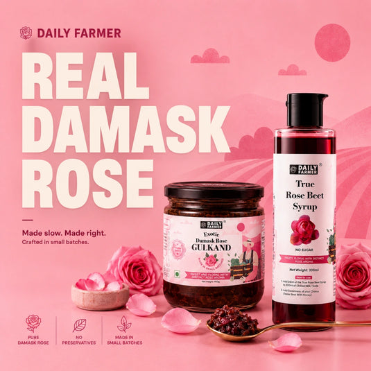 Beat the Heat Combo – True Rose Beet Syrup +  Gulkand 200g
