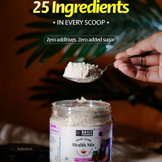 Multigrain Health Mix (Sattu Maavu)–Backed by 25 Native Ingredients