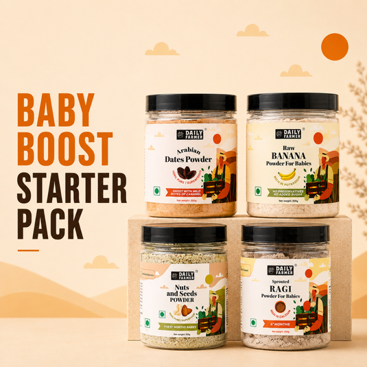 Baby Boost Starter Pack All in one – The Perfect First Nutrition Bundle for Growing Babies