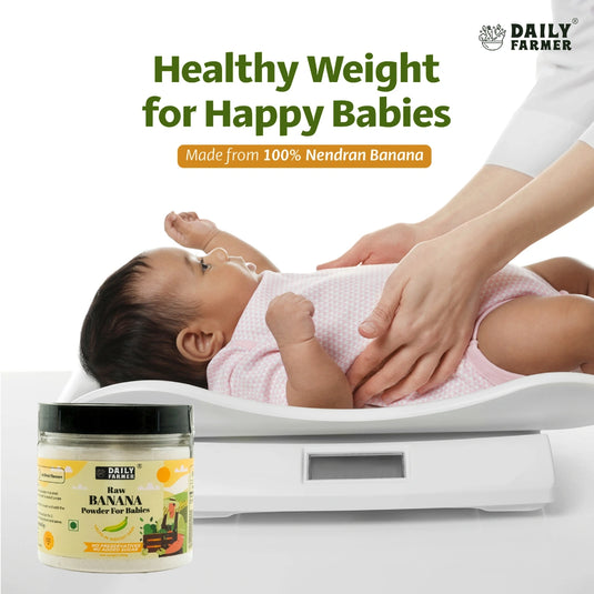 Raw Kerala Banana Powder For Babies | Baby First Foods | Helps in weight Gain