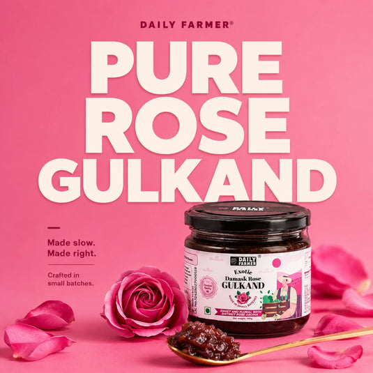 Exotic Damask Rose Gulkand 1 Kg- Helps Manage PCOD and Cools Body