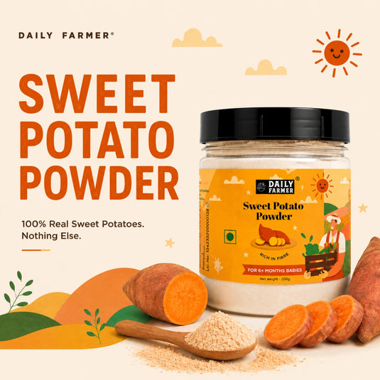 Daily Farmer Sweet Potato Powder – Natural Nutrition in Every Spoon