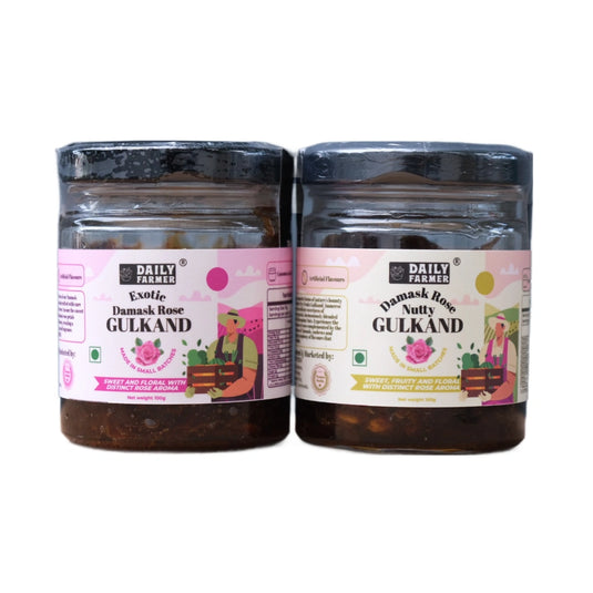 Digestive Combo-Exotic Damask Rose Gulkand and Nutty Gulkand