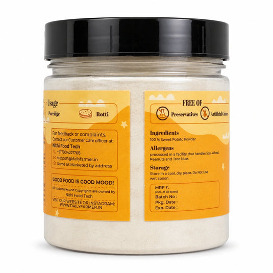 Daily Farmer Sweet Potato Powder – Natural Nutrition in Every Spoon