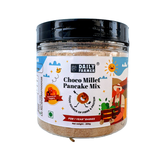 Choco Millet Pancake Mix for Babies (1+ Years) | Instant Healthy Breakfast