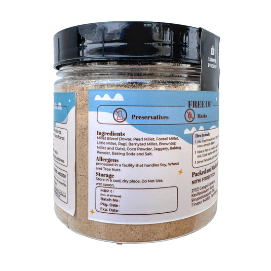 Choco Millet Pancake Mix for Babies (1+ Years) 200g | Instant Healthy Breakfast