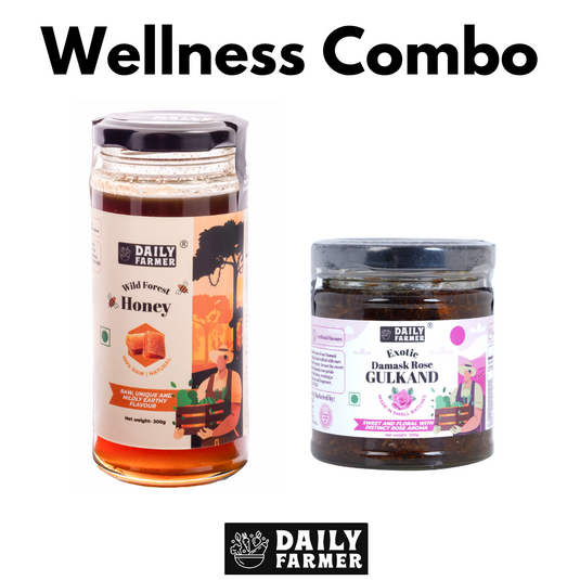 Wellness Combo- Wild forest Honey and Gulkand